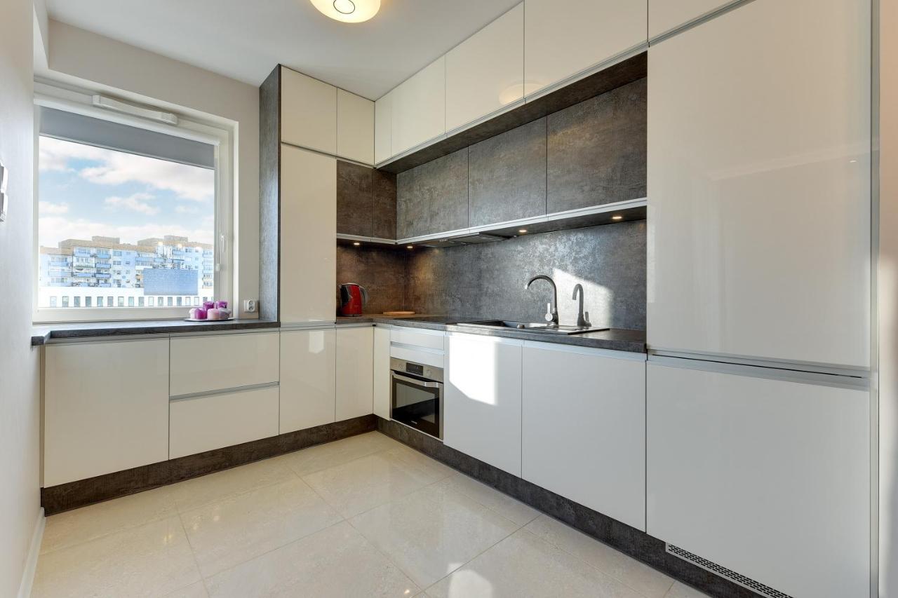 Aviator White Apartment Gdansk Bagian luar foto