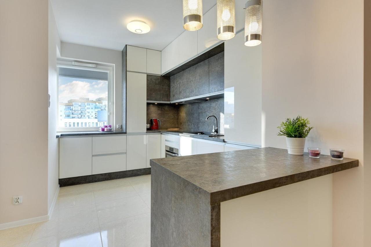 Aviator White Apartment Gdansk Bagian luar foto