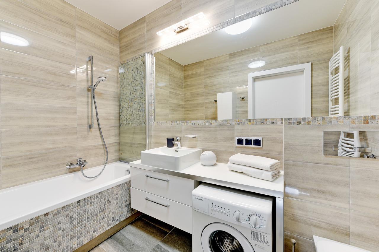 Aviator White Apartment Gdansk Bagian luar foto